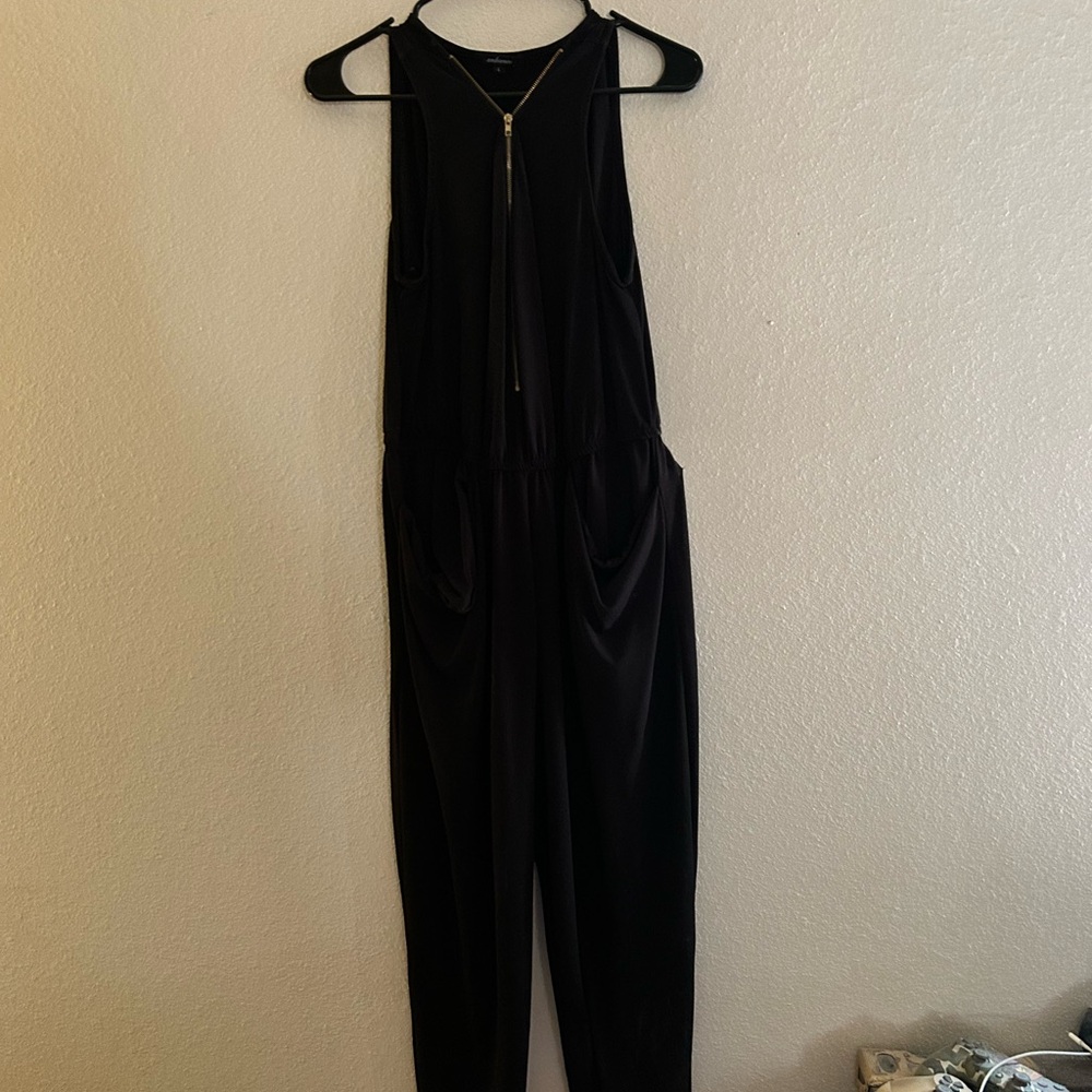 Express Black Sleeveless Jumpsuit